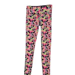 Victoria's Secret VSX Sport Knockout Geometric Print Leggings Pants Women's